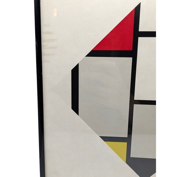 Vintage Framed Piet Mondrian Tableau No. IV: Lozenge Composition Serigraph Print - Picture 3 of 11